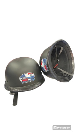 [R40] CASCO R40 GORRITA NEGRO MATE