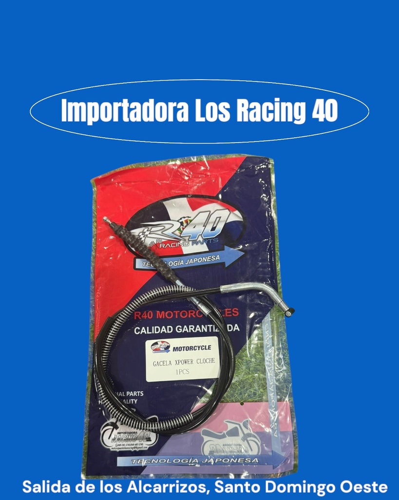 CABLE CLOCHE GACELA  X POWER R40