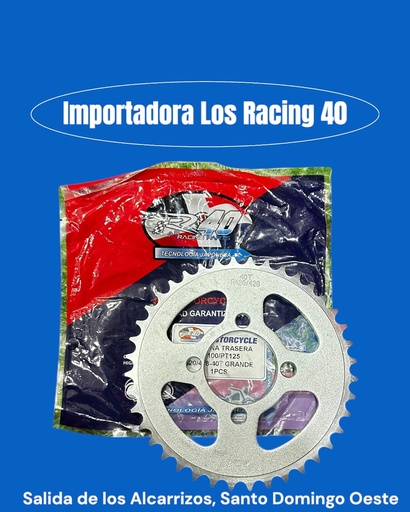 [40TR40] CATALINA 40T R40 PLATINA 100/125 420/428