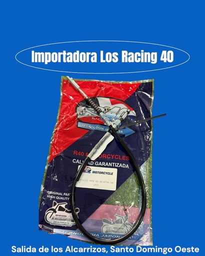 [PF161232-R40] CABLE FRENO R40 ABS PALANCA FRENO A CHASE /PLATINA